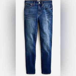 NWT JCrew 9” High Rise Toothpick Jeans